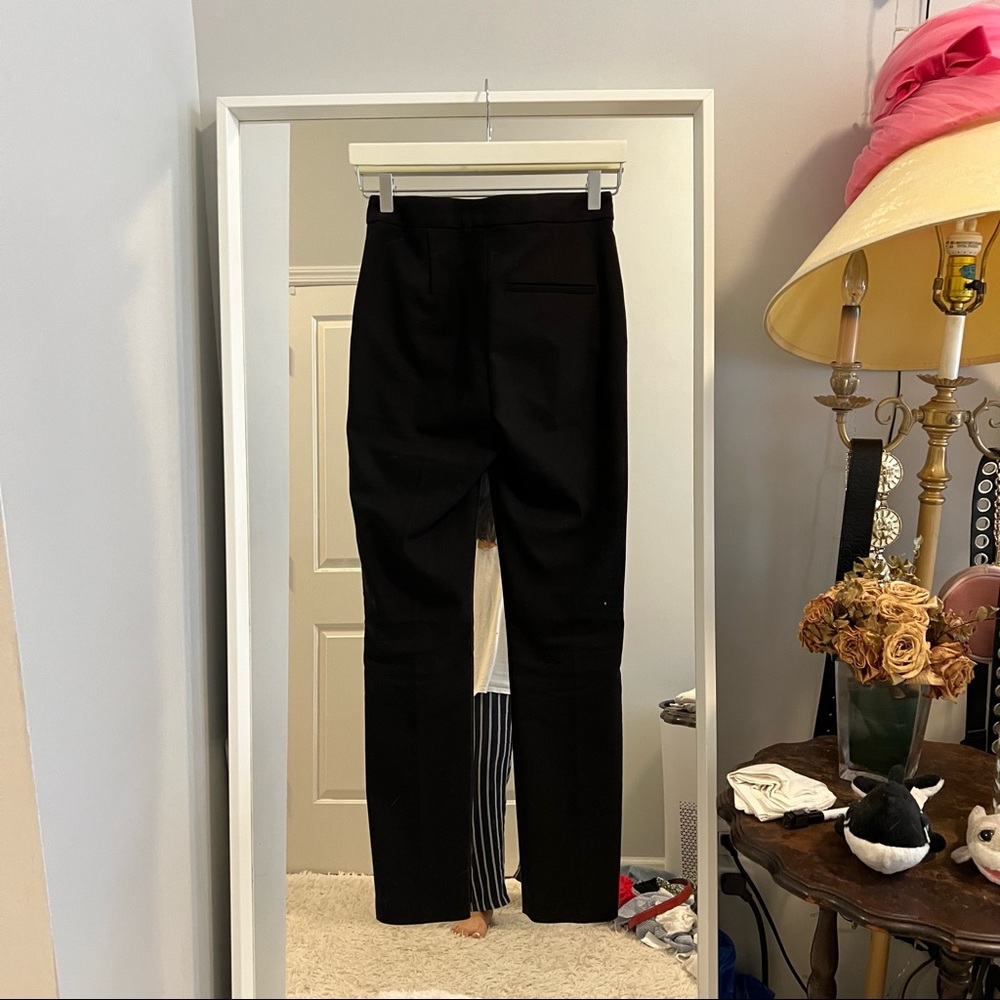 ZARA black tapered dress pants trousers